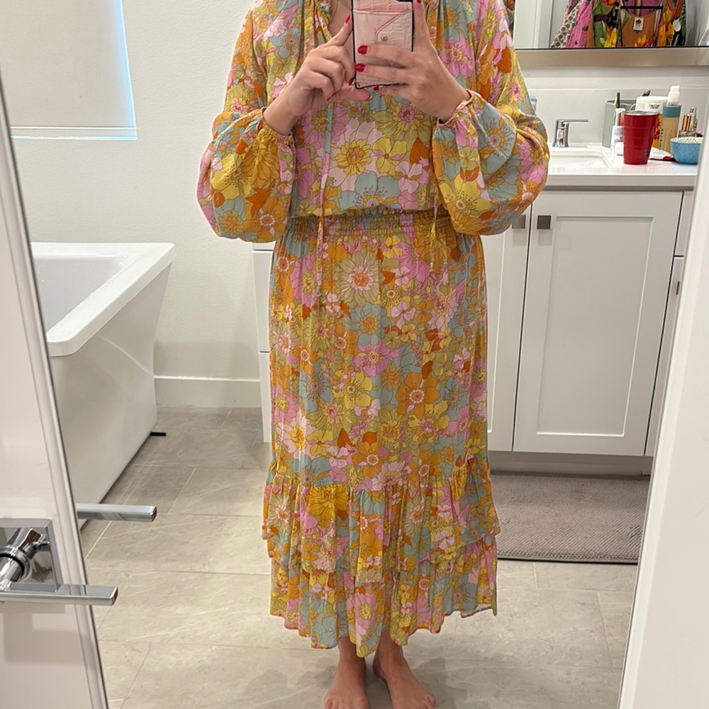 Floral Long Sleeve Dress